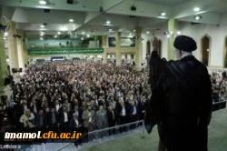 رهبرمعظم انقلاب در دیدار باهزاران نفرازمعلمان سراسرکشور