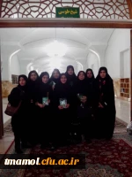 حضور در صحن طوس در مراسم صبحگاهی ودریافت گل حرم