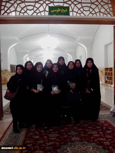 حضور در صحن طوس در مراسم صبحگاهی ودریافت گل حرم