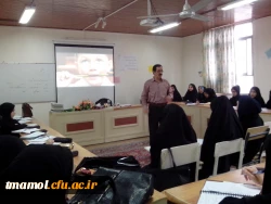 برگزاری کارگاه آموزشی با حضور دکتر احمدی - رئیس دانشکده علوم انسانی شهید رجائی تهران