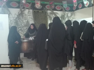 جمع آوری نذورات وپخت آش نذری بمناسبت ایام محرم