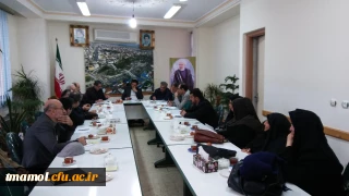 حضور کارشناس امور دانشجویی در جلسه ی فرمانداری آمل با محوریت های روز دانشجو