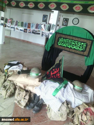 فضا سازی و ساخت سنگر وبرپایی نمایشگاه دفاع مقدس