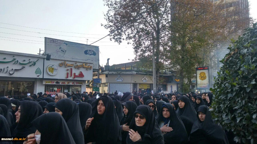 مراسم تشییع پیکرشهیدمدافع حرم