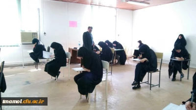 بازدید مسئولین مدیریت استانی دکتر کساییان و هیئت همراه از جلسه  امتحان پایان ترم