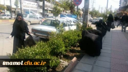 حفاظت از محیط زیست و نظافت از دانشگاه تا میدان هفده شهریور