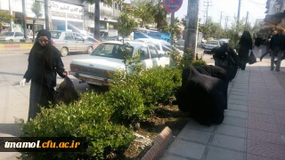 حفاظت از محیط زیست و نظافت از دانشگاه تا میدان هفده شهریور