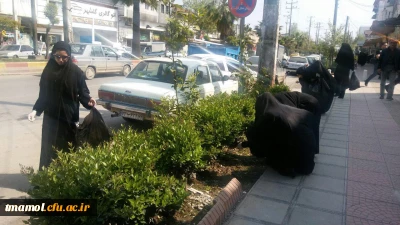 حفاظت از محیط زیست و نظافت از دانشگاه تا میدان هفده شهریور