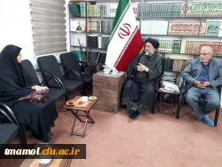 دیدار ریاست دانشگاه با امام جمعه