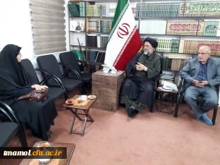 نشست صمیمی ریاست دانشگاه با امام جمعه شهرستان آمل