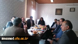 نشست سرپرست دانشگاه با مسئولین استانی و شهری