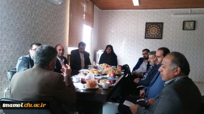جلسه هم اندیشی پیرامون مشکلات و تنگناهای موجود در مرکز بیت الهدی آمل با حضور مسئولین استانی دانشگاه فرهنگیان، خیرین و مسئولین اداری شهرستان در مرکز