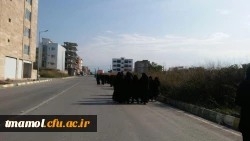 پیاده روی دانشجویان به مناسبت بزرگداشت هفته تربیت بدنی