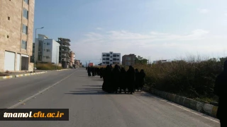 پیاده روی دانشجویان به مناسبت بزرگداشت هفته تربیت بدنی