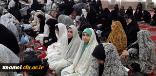 حضور دانشجویان کانون نماز و نیایش در نماز جمعه