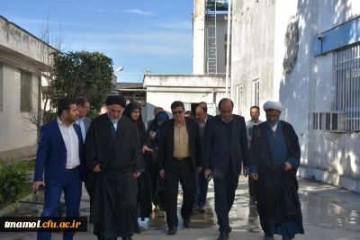 بازدید رئیس دانشگاه فرهنگیان کشور  از مرکز بیت الهدی آمل