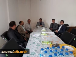 جلسه مدیران گروه و کارشناس آموزش