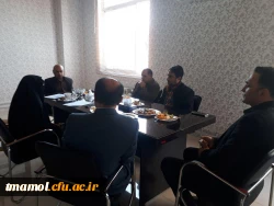 جلسه هم اندیشی سرپرست محترم مرکز آمل ، دکتر معصومه رضائی منش با اساتیدمرکز