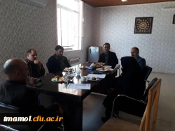 جلسه هم اندیشی سرپرست محترم مرکز آمل ، دکتر معصومه رضائی منش با اساتیدمرکز