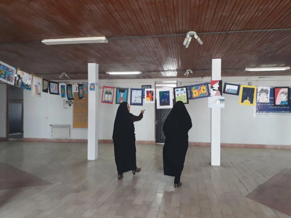 برگزاری نمایشگاه آثار هنری دانشجویان آموزش ابتدائی