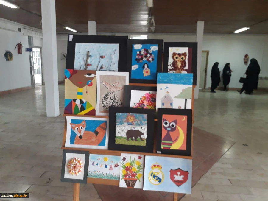 برگزاری نمایشگاه آثار هنری دانشجویان آموزش ابتدائی