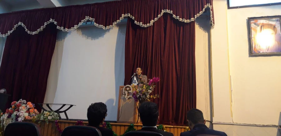 سخنرانی سرپرست محترم امور پردیس های استان مازندران در همایش  استانی بمناسبت هفته معلم  پردیس شریعتی ساری  1398/02/15