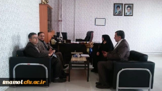 بازدید دکتر قربان اسلامی راد سرپرست محترم امور پردیس های استان مازندران از مرکز آمل