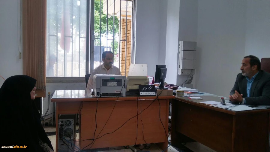 اولین دیدار سرپرست مرکز آموزش عالی بیت الهدی آمل با فرماندار محترم شهرستان آمل