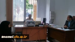 دیدار سرپرست مرکز آموزش عالی بیت الهدی آمل با فرماندار محترم شهرستان آمل