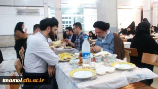 حضور امام جمعه محترم و خیرین بزرگوار شهرستان آمل در دانشگاه فرهنگیان شهرستان