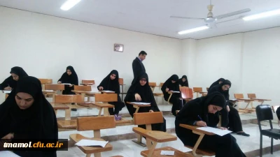 بازدید کارشناس مسئول محترم نظارت و ارزیابی مدیریت امور پردیس های استان مازندران از آخرین روز امتحانات سال تحصیلی 97-98