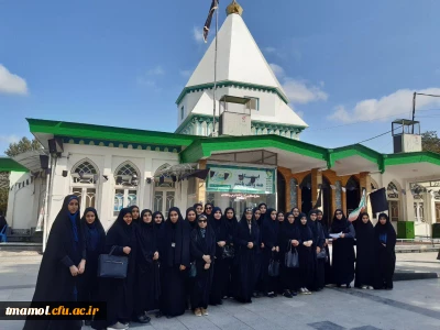 غبارروبی گلزار شهدای آمل توسط دانشجو معلمان به مناسبت بزرگداشت هفته دفاع مقدس